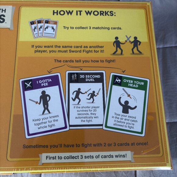 NEW and sealed, Exploding Kittens Let's Hit Each Other with Fake Swords game - Picture 5 of 11